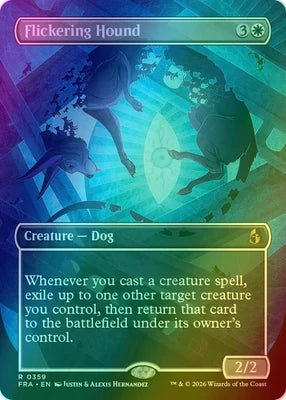 Flickering Hound (Borderless)
