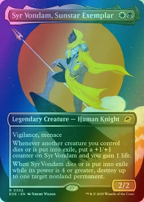 Syr Vondam, Sunstar Exemplar (Borderless)