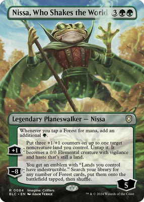 Nissa, celle qui secoue le monde (Sans bordure)