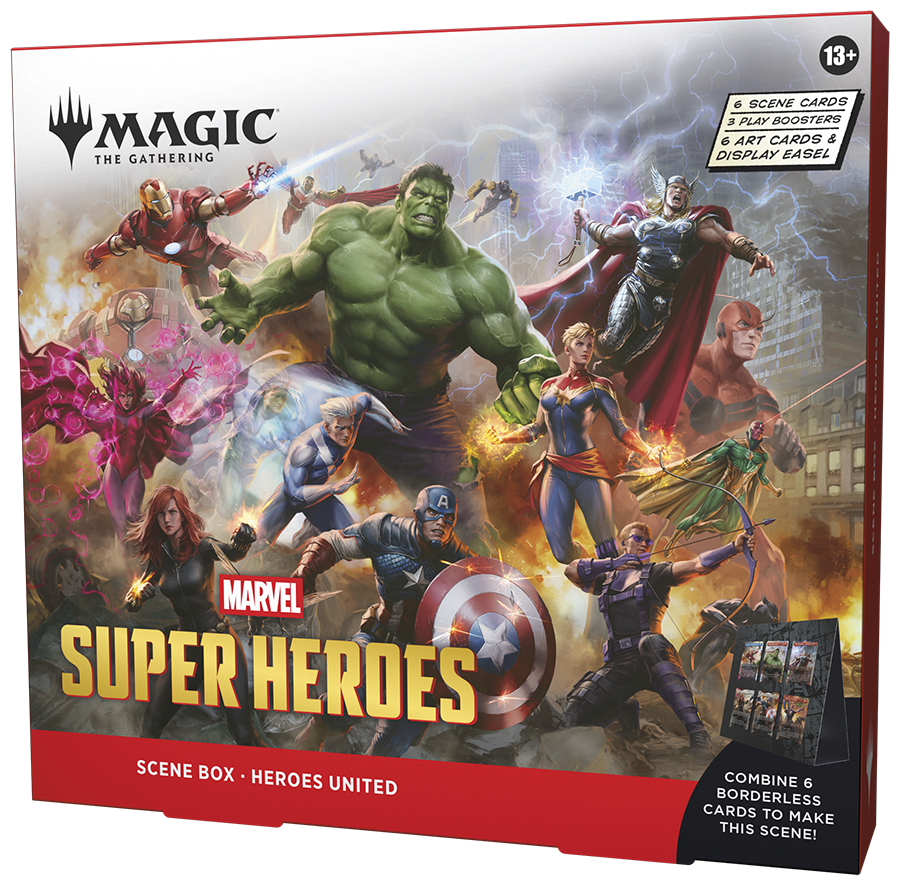 MTG MARVEL SUPER HEROES SCENE BOX - HEROES UNITED