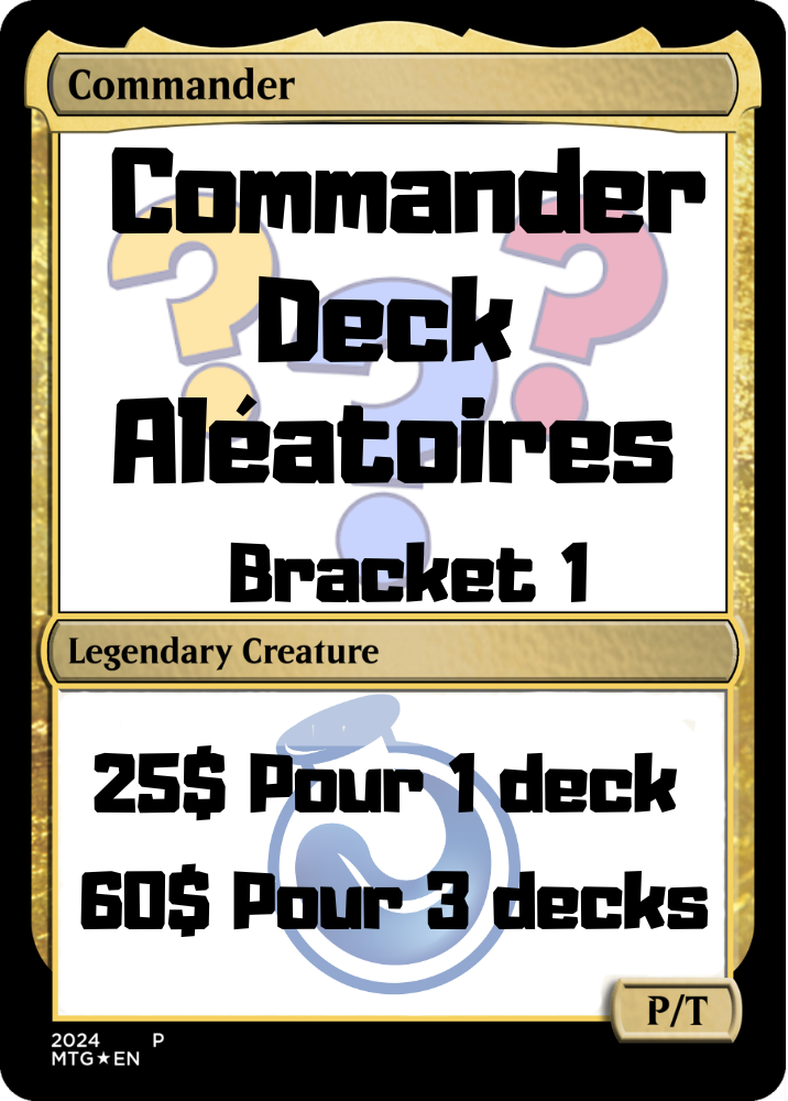 Commander Decks Aléatoires