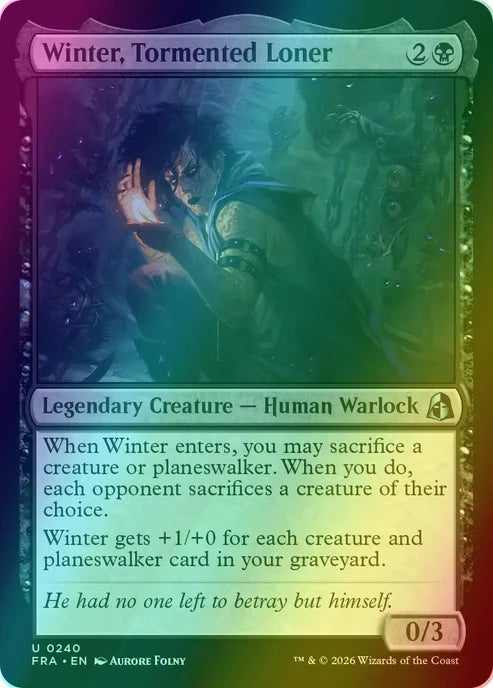 Winter, Tormented Loner