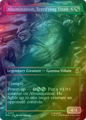 Abomination, Titan Terrifiant (Sans bordure)