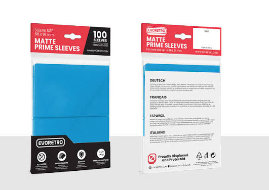 Protège-cartes EVORETRO Mat Taille Standard Anti-reflet