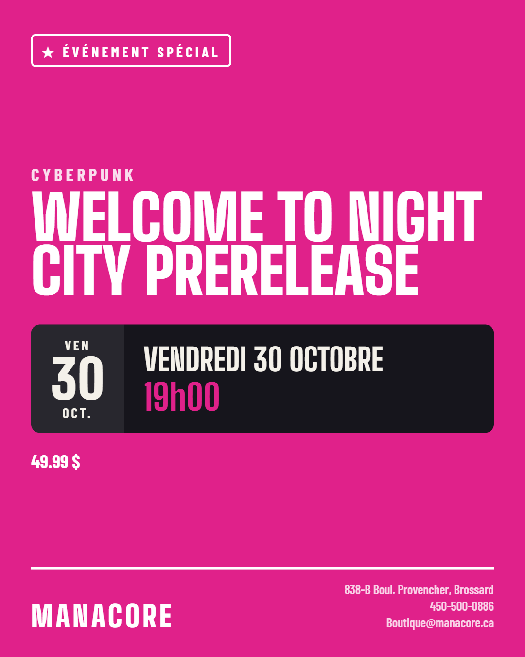 Welcome to Night City Pre Release - Lancement de Cyberpunk TCG