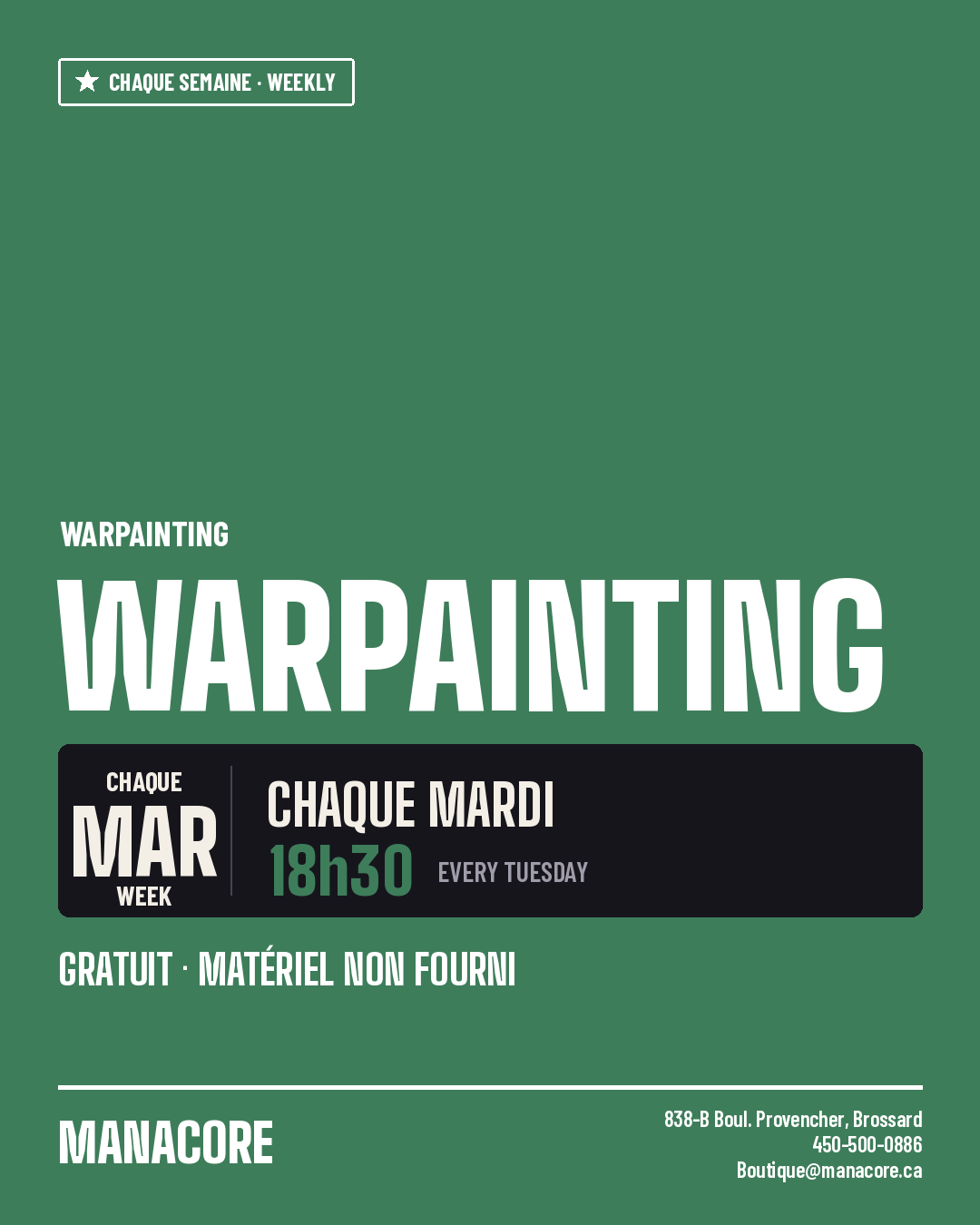 Weekly - Mardi - Warpainting