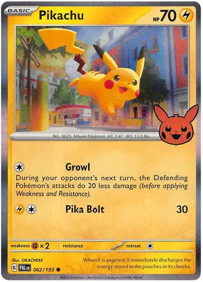 Pikachu - 062/193