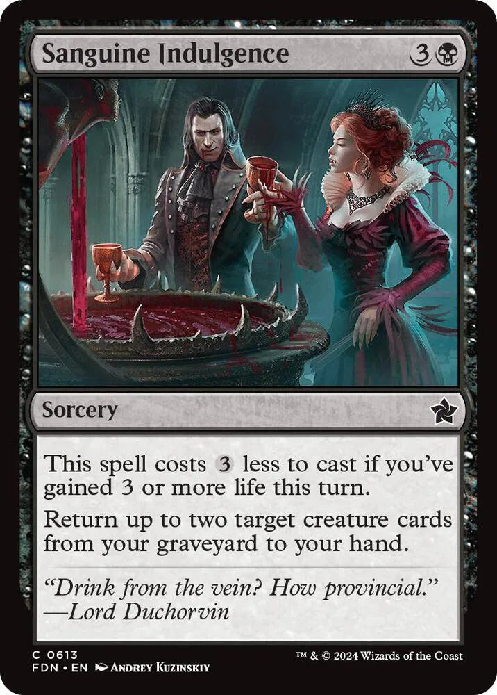Sanguine Indulgence