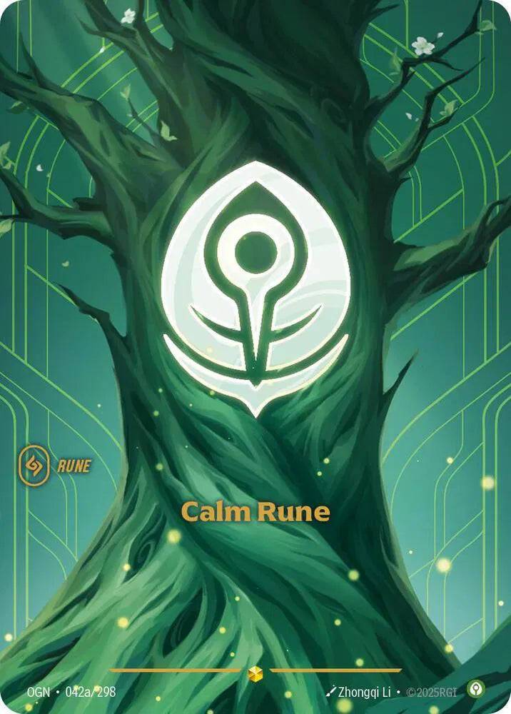 Calm Rune (Alternate Art) 042a