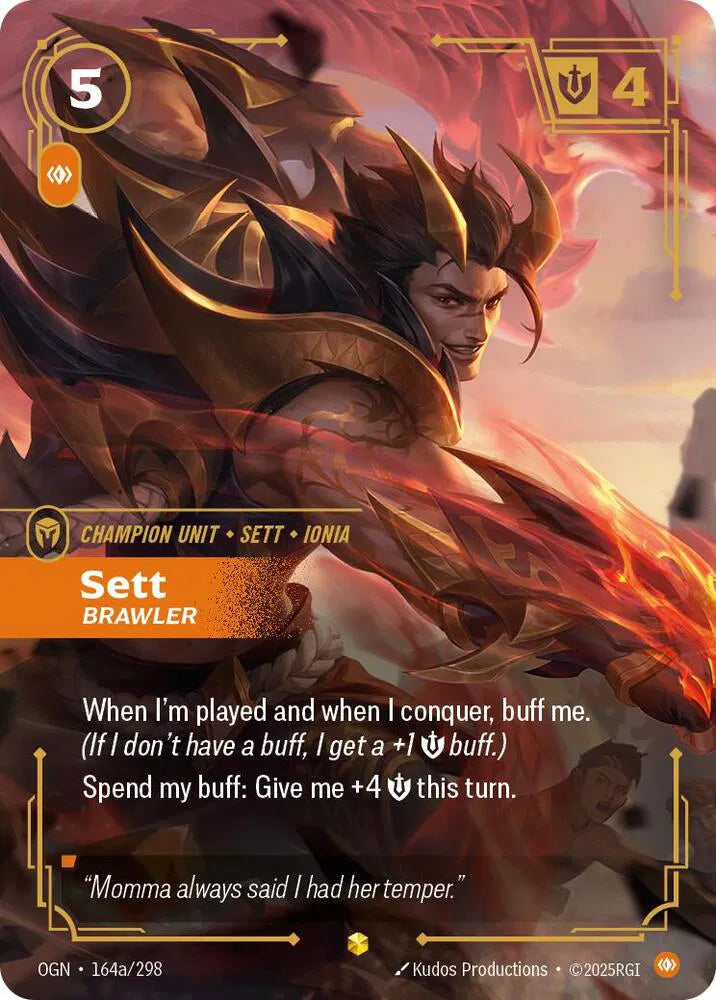 Sett - Brawler (Alternate Art) (164a)
