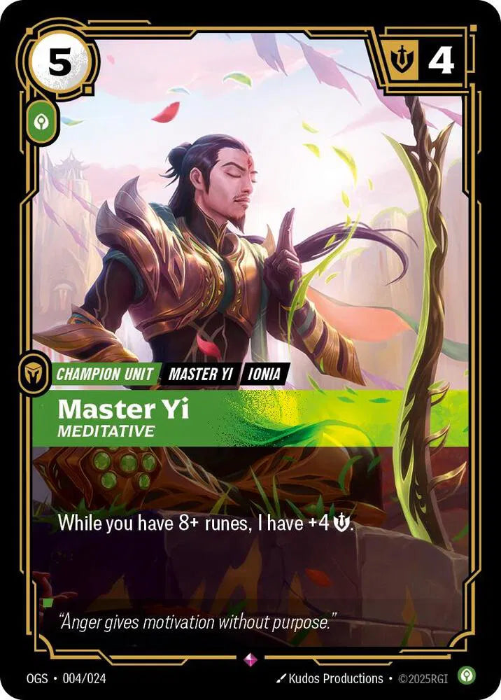 Master Yi - Meditative