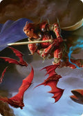 The Destined Warrior Scene Art Card