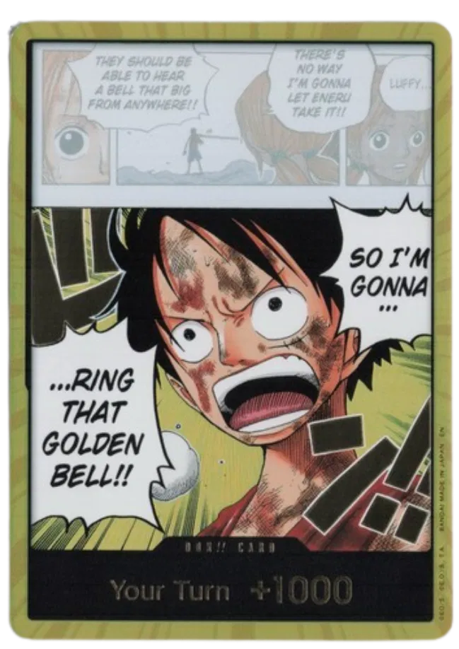 DON!! Card (Luffy) (Gold)