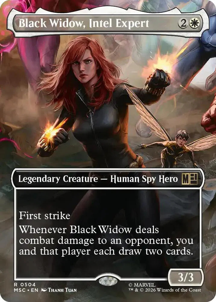 Black Widow, Intel Expert (Borderless) - Foil