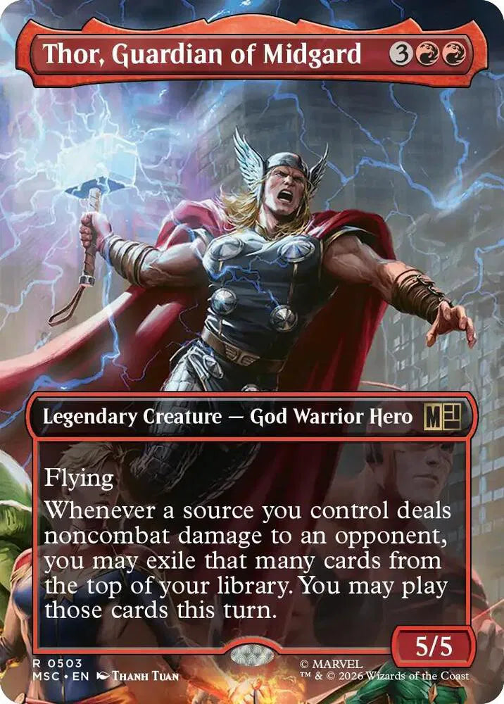 Thor, Guardian of Midgard (Borderless) - Foil