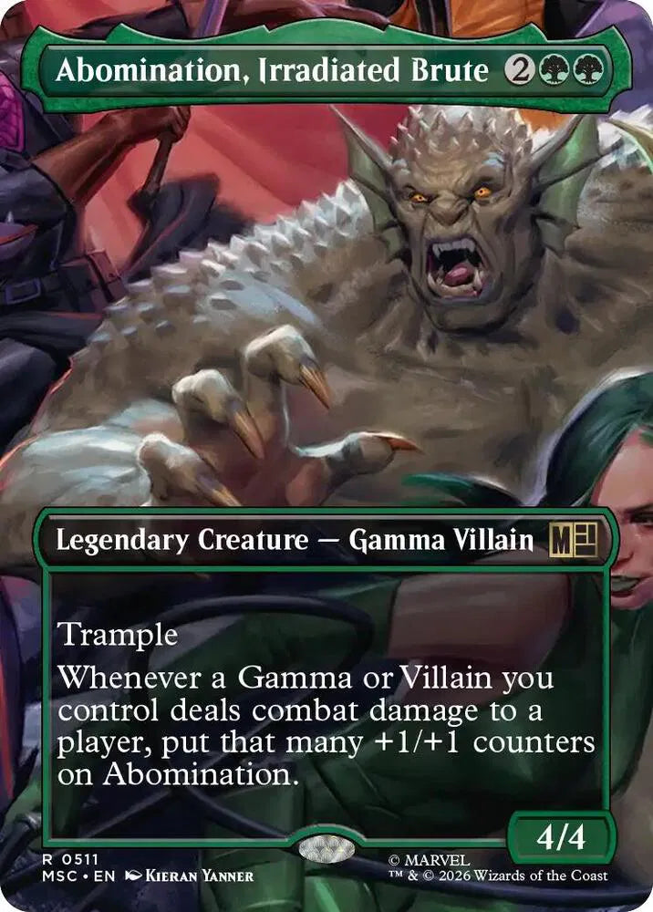 Abomination, Irradiated Brute (Borderless) - Foil