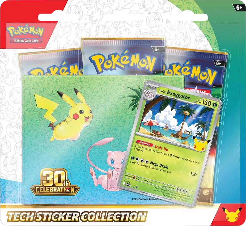 30th Celebration Tech Sticker Collection