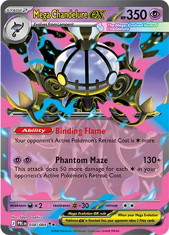 Mega Chandelure ex - 038/084