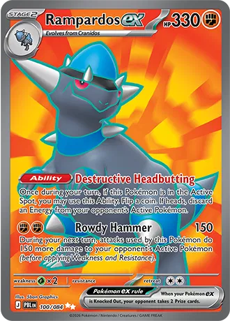 Rampardos ex 100/084