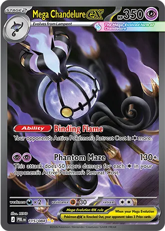 Mega Chandelure ex - 115/084