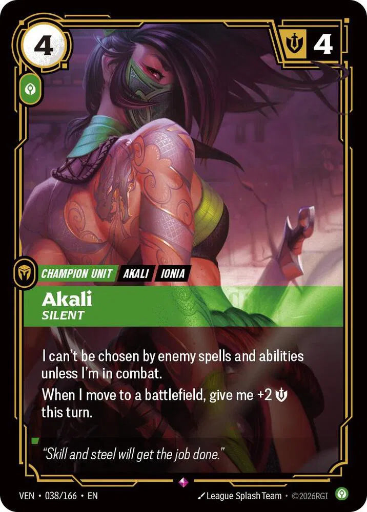 Akali, Silent
