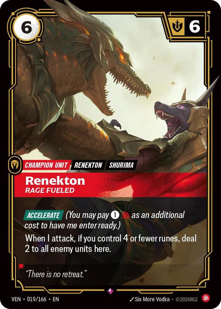 Renekton, Rage Fueled