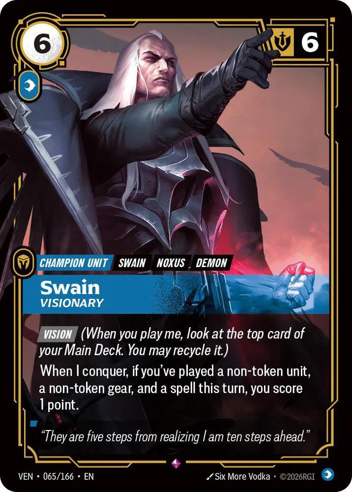 Swain, Visionary