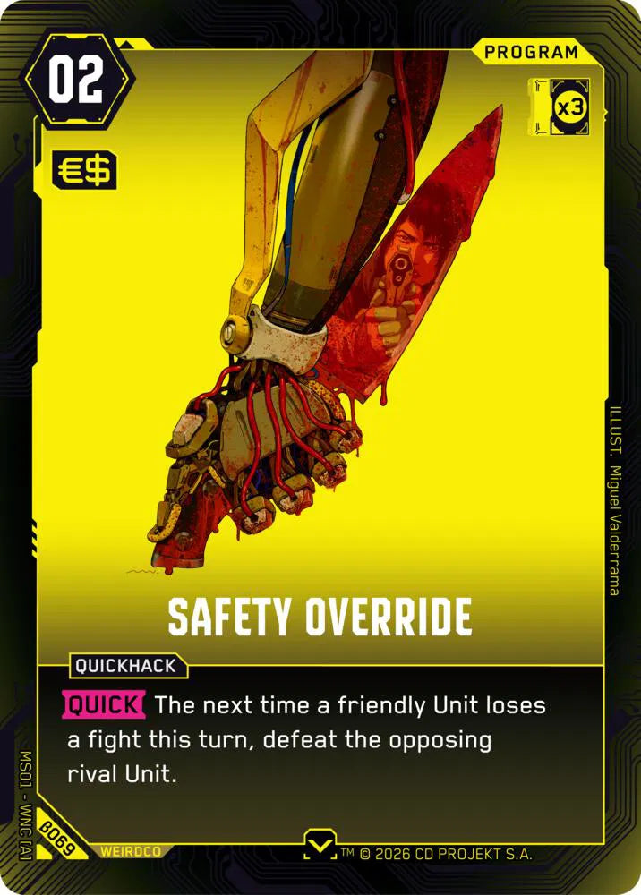 Safety Override B069