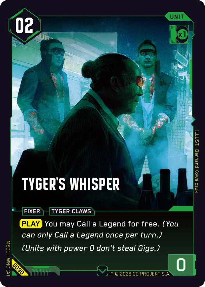 Tyger's Whisper - B090