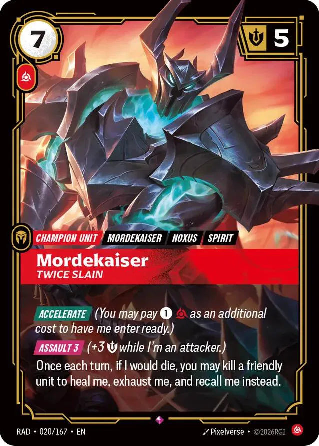 Mordekaiser, Twice Slain