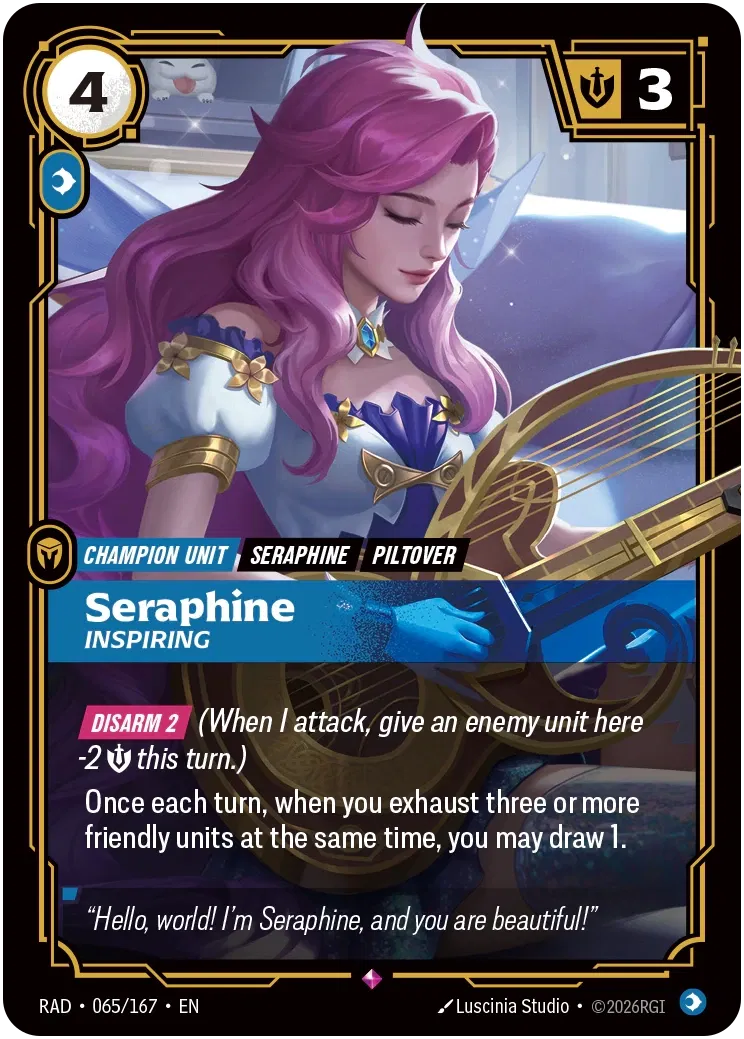 Seraphine, Inspiring